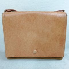 【中古】Kissora キソラ ショルダーバッグ キャンバス×レザー ヌメ革