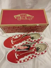 VANS ヴァンズ スタイル36 CHECK CHECKERBOARD レッド