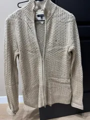 トミーヒルフィガー ケーブルニット レディースカーディガン M