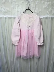 (キッズ)ピンク色 レース バルーン型 ONE PIECE 13号