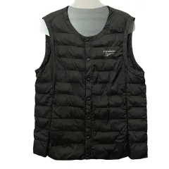 Reebok(リーボック) 黒 軽量 ベスト ダウン S