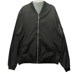 ヴィンテージ 黒 パッチ ブルゾン ボンバー ジャケット 105