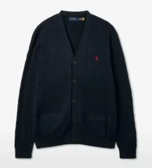 POLO ポロ ラルフローレン ケーブル ニット コットン カーディガン