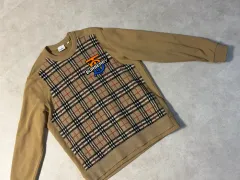 BURBERRY TB ロゴ CHECK パータン スウェット Tシャツ