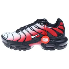NIKE (ナイキ) AIR MAX PLUS PURE PLATINUM エアマックスプラス ピュアプラチナム ローカットスニーカー ブラック/レッド US8.5/26.5cm DM0032-017