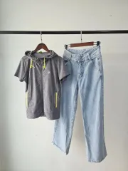 B1 ) FILA FILA(フィラ) 半袖 ジップアップパーカー フード付き S ( 90