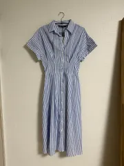 ZARA(ザラ) ストライプ シャツワンピース