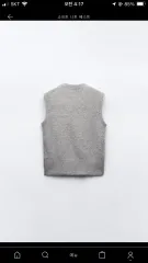 ザラ ソフト ニット ベスト m 新作