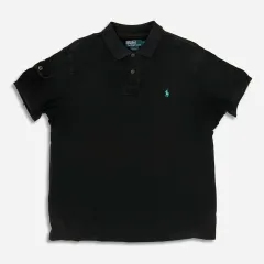 POLO RALPH LAUREN(ポロラルフローレン) PK ポロTシャツ 黒 ー 0362