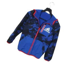 アディダス キッズ 130 リバーシブル 양면 フーデッド ジャンパー