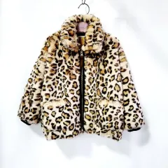 リミテドゥドゥ レオパード 柄 ファーコート L