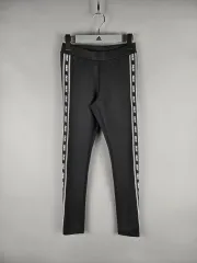 WHO.A.U S レディース レタリング レギンス 黒