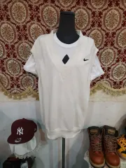 ナイキ 白 スウェット 起毛 ベスト