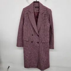 レディース55 size & More ウール混 ダブル コート