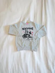 (日本)キッズ ミッキーミニーマウス 起毛 Tシャツ 140