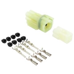 オス・メス・端子 1セット 4P HM090 防水カプラーセット 304-7132 バイクパーツ キジマ(Kijima)