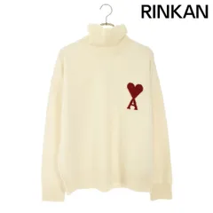 アミアレクサンドルマテュッシ  25AW  UKS839 ハートA刺繍タートルネックニット メンズ M