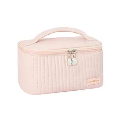 【新品】 ALLMIRA トラベル 化粧ポーチ メイクポーチ 大容量 持ち運び 大きめ 化粧ぽーち 人気 バニティポーチ コスメポーチ かわいい 可愛い おしゃれ 軽量 防水 コスメぽーち こすめぽーち メイクぽーち レディース ピンク 0