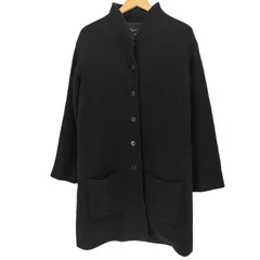 アニエスベー agnes b. スタンドカラー ウール コート レディース  T2