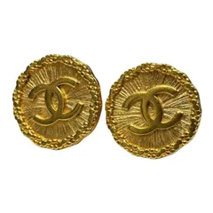 シャネル CHANEL ココマークラウンドイヤリング メタル アクセサリー