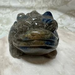天然石 ラピスラズリ フクロウ ロングイ 月 不苦労 龍亀 金運 幸運