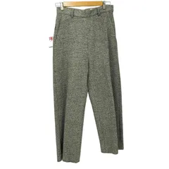 ロクビューティーアンドユースユナイテッドアローズ 6 BEAUTY & YOUTH UNITED ARROWS NEP TWEED PANTS ネップ ツイード タックパンツ レディース JPN：38 