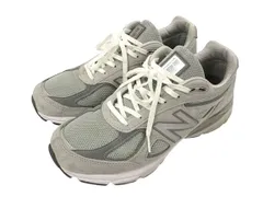 ニューバランス NEW BALANCE U990GR4 990 v4 スニーカー USA製 27cm グレー シューズ 靴