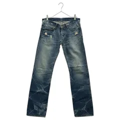 Thee Hysteric XXX(ズィーヒステリックトリプルエックス) 00’s Studded Straight Denim Pants スタッズ ストレート デニム パンツ W32  HYSTERIC GLAMOUR ヴィンテージ加工のサムネイル