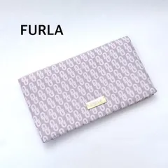 【未使用】  FURLA 　フルラ　マスクケース   薄紫×ライトグレー　送料込み  6463647のサムネイル