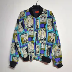 ヴィンテージ パリアート パターン ブルゾン ( XL ）