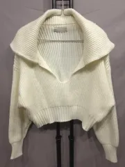 ナンニング クロップド Vネック KARA（カラ） ニット Free