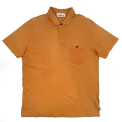 STONE ISLAND(ストーンアイランド) ポケット カラー 半袖 Tシャツ ライト オレンジ 105