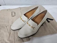 正規品 GUCCI(グッチ) レディース ローファー 白 35 サイズ