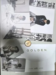 ジョングク ゴールデン LP トレカ BTS JUNGKOOK GOLDEN LP POCA