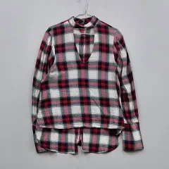 ZARA レディース ゆったりしている ブラウス 春秋 CHECK 71357