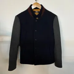 送料無料+レディース 95サイズ) システム ウール バイカラー ジャケット