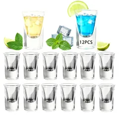 テキーラ観覧車 カクテルグラス 12個 ショットグラス 30mlのカクテルグラス バーホテルKTVナイトクラブに最適