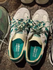 275 アディダス x WALES BONNER(ウェールズボナー) サンバ クリーム グリーン