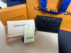 正規品 ／ Louis Vuitton(ルイヴィトン) モノグラム カード ホルダー 財布 ブラック
