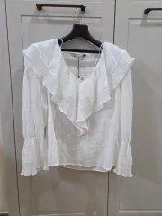 テクノロジー付き 新品 ZARA(ザラ) zara フリルブラウス