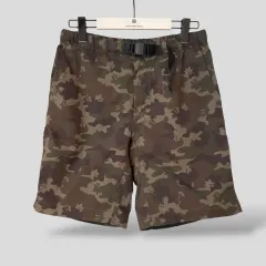 （ L ） LOGOS x GLOBAL WORK カモフラ ハーフパンツ