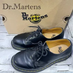 Ｄｒ．Ｍａｒｔｅｎｓ ドクターマーチン ３ホール レースアップ シューズ UK7 ２６ｃｍ  １１３８３ ブラック 黒 メンズ _208068