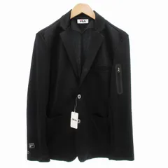 フィラ FILA タグ付き テーラードジャケット ブレザー 2B M 黒 ブラック /JSのサムネイル
