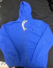 ポロ フード付き ジップアップパーカー