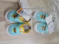 新品 双子 靴 2 ペア まとめ売り ハッピーランド ミント色 125 サイズ