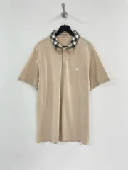 BURBERRY(バーバリー ) ベージュ 半袖ポロシャツ