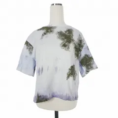 リハーズオール RehersalL プリント Tシャツ ショート丈 カットソー 半袖 パープル 紫のサムネイル