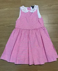 ポロ 女児 レース ワンピース