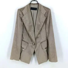 ミシャ レディース 秋冬 コーデュロイ ジャケット サンド82 (HU43442)