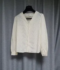 VERGAMOT ベルガモット 正規品 レースボタンブラウス s m